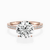Alluring Hidden Halo Engagement Ring