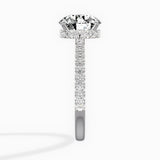 Alluring Hidden Halo Engagement Ring