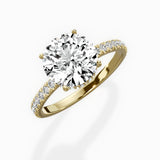 Alluring Hidden Halo Engagement Ring