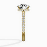 Alluring Hidden Halo Engagement Ring