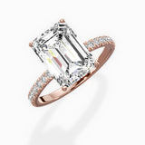 Alluring Hidden Halo Engagement Ring