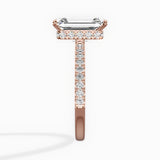 Alluring Hidden Halo Engagement Ring