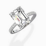 Alluring Hidden Halo Engagement Ring