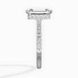 Alluring Hidden Halo Engagement Ring