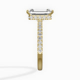 Alluring Hidden Halo Engagement Ring