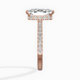 Alluring Hidden Halo Engagement Ring