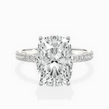Alluring Hidden Halo Engagement Ring