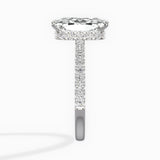 Alluring Hidden Halo Engagement Ring