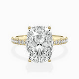 Alluring Hidden Halo Engagement Ring