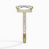 Alluring Hidden Halo Engagement Ring