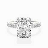 Alluring Hidden Halo Engagement Ring