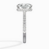 Alluring Hidden Halo Engagement Ring