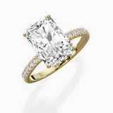 Alluring Hidden Halo Engagement Ring