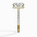 Alluring Hidden Halo Engagement Ring