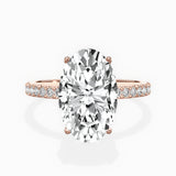 Alluring Hidden Halo Engagement Ring