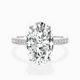 Alluring Hidden Halo Engagement Ring