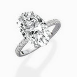 Alluring Hidden Halo Engagement Ring