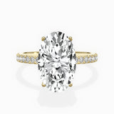 Alluring Hidden Halo Engagement Ring