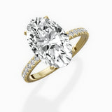 Alluring Hidden Halo Engagement Ring