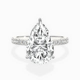 Alluring Hidden Halo Engagement Ring