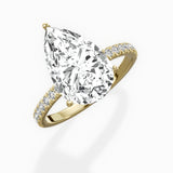Alluring Hidden Halo Engagement Ring