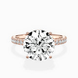 Alluring Hidden Halo Engagement Ring