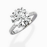 Alluring Hidden Halo Engagement Ring
