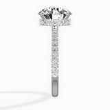 Alluring Hidden Halo Engagement Ring
