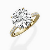 Alluring Hidden Halo Engagement Ring