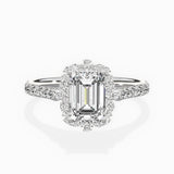 Vintage Halo Engagement Ring