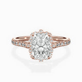 Vintage Halo Engagement Ring