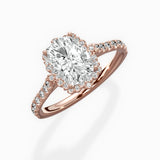 Vintage Halo Engagement Ring