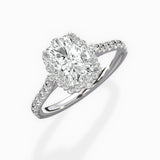 Vintage Halo Engagement Ring