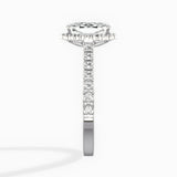 Vintage Halo Engagement Ring