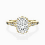 Vintage Halo Engagement Ring