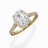 Vintage Halo Engagement Ring