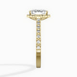 Vintage Halo Engagement Ring