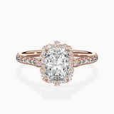 Vintage Halo Engagement Ring