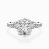 Vintage Halo Engagement Ring