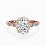 Vintage Halo Engagement Ring
