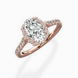 Vintage Halo Engagement Ring