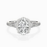 Vintage Halo Engagement Ring