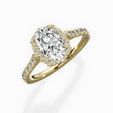 Vintage Halo Engagement Ring