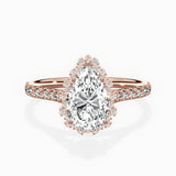 Vintage Halo Engagement Ring