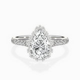 Vintage Halo Engagement Ring