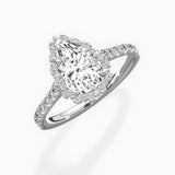 Vintage Halo Engagement Ring