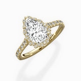Vintage Halo Engagement Ring