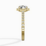 Vintage Halo Engagement Ring