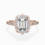 Vintage Halo Engagement Ring