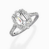 Vintage Halo Engagement Ring